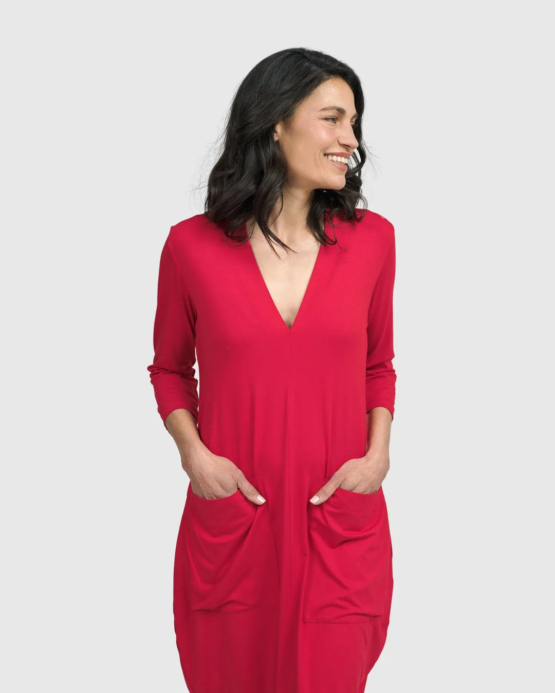 red cargo dress Playing Around