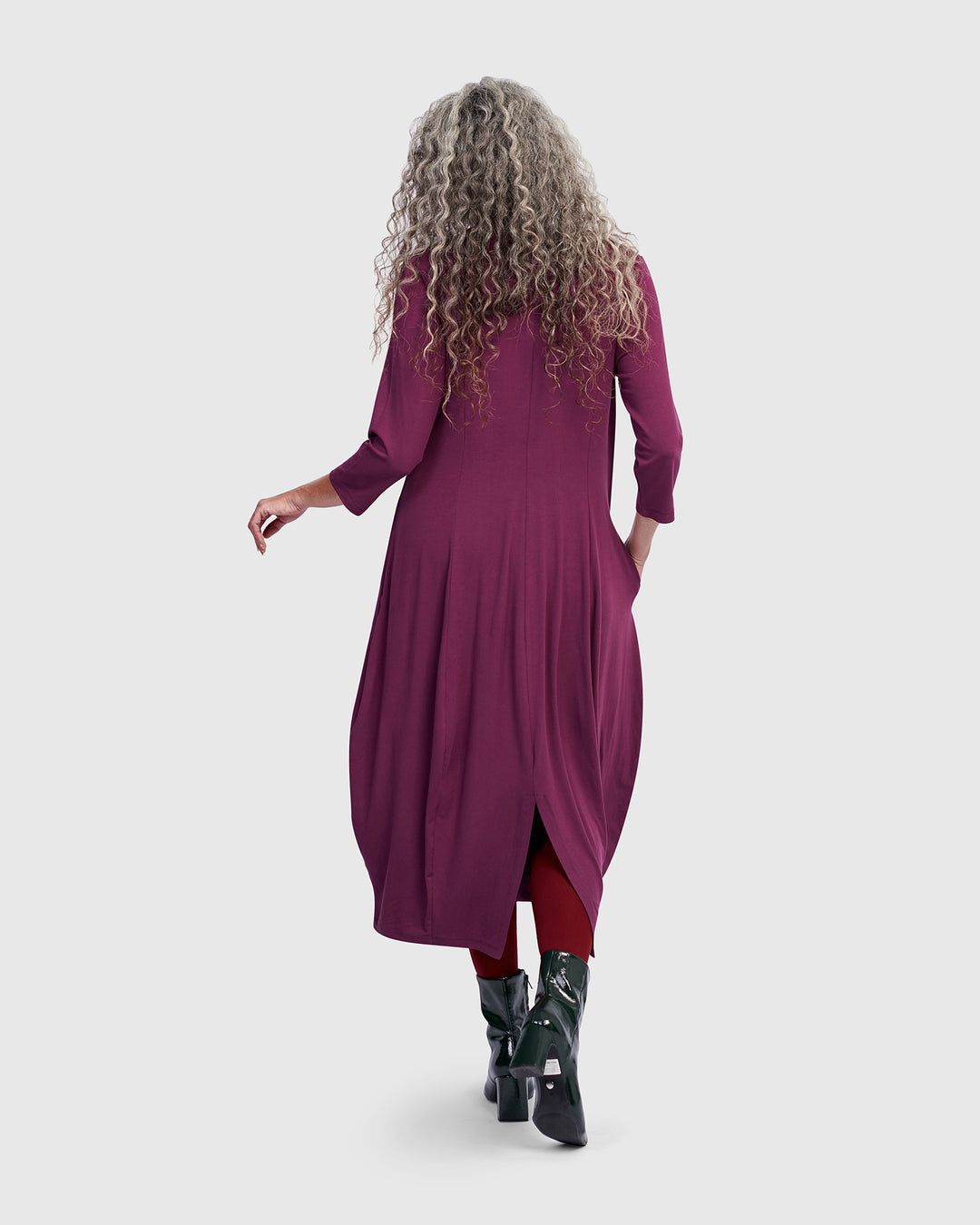 Essential Cocoon Dress, Sangria Alembika U.S. Essential Cocoon Dress, Sangria Alembika U.S.