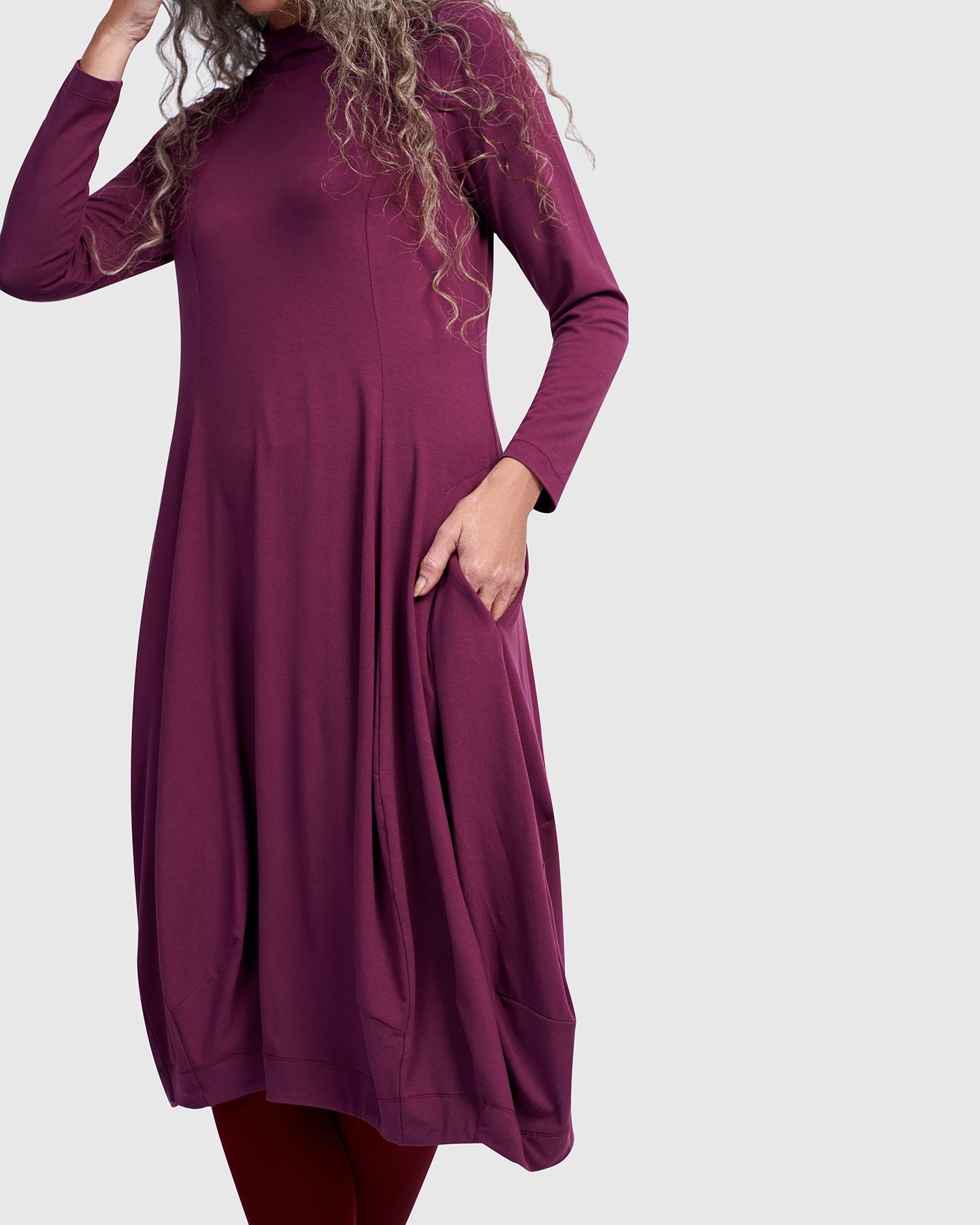 Sun　louren docking cocoon dress 別注 docking cocoon dress(M BLACK): Louren: WOMENS｜THE
