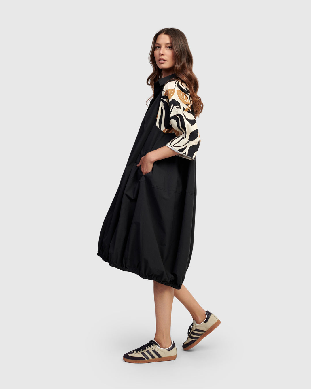 Ainslie Oversized Dress, Tulips