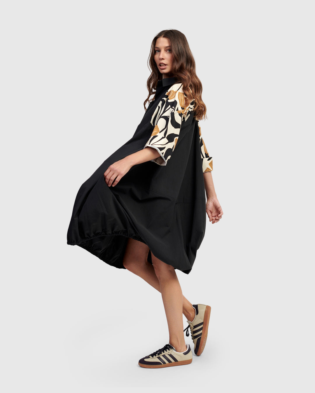 Ainslie Oversized Dress, Tulips