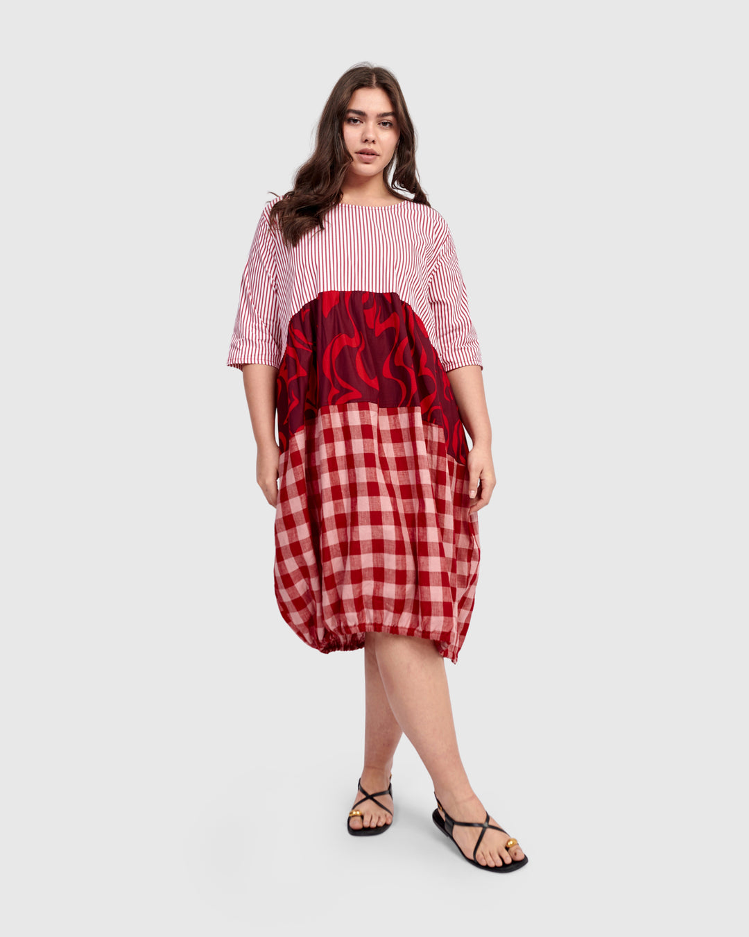 Greta Relaxed Dress, Mix