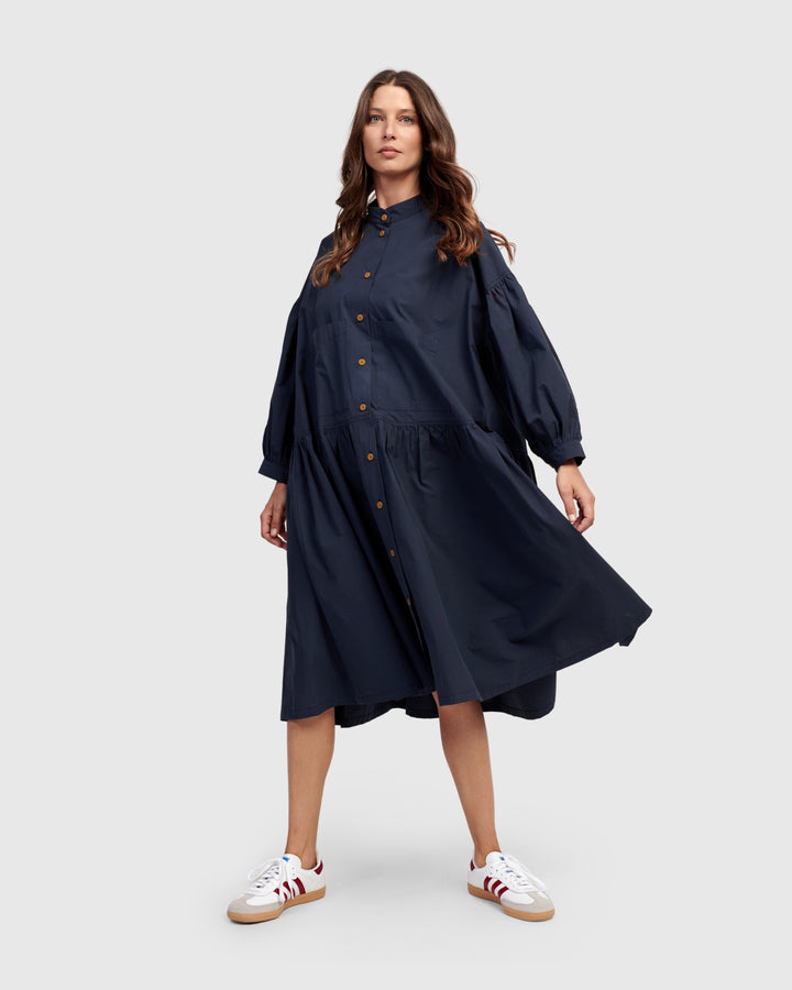 Schoolhouse Dress, Navy