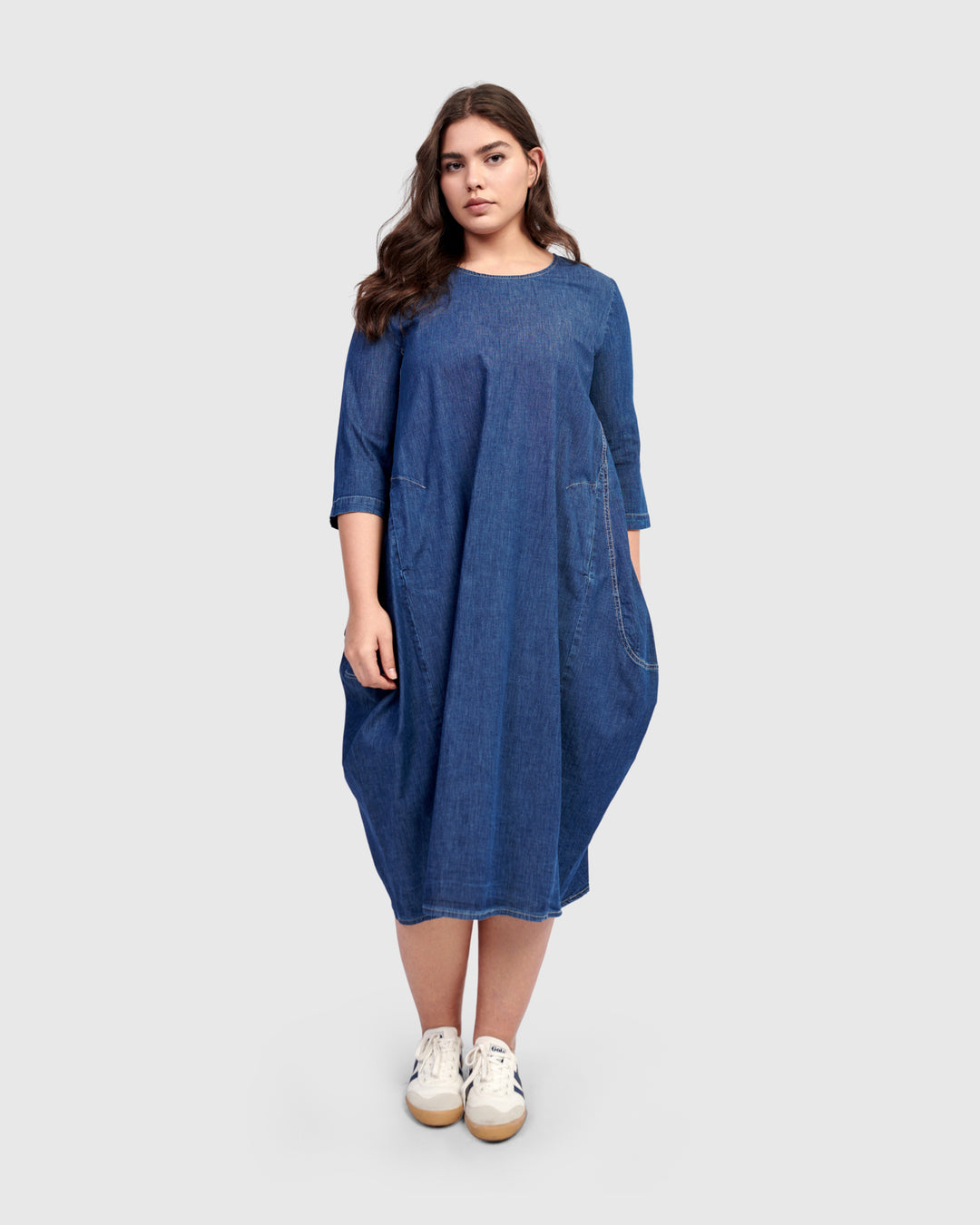 Liberty Oversized Shift Dress, Denim