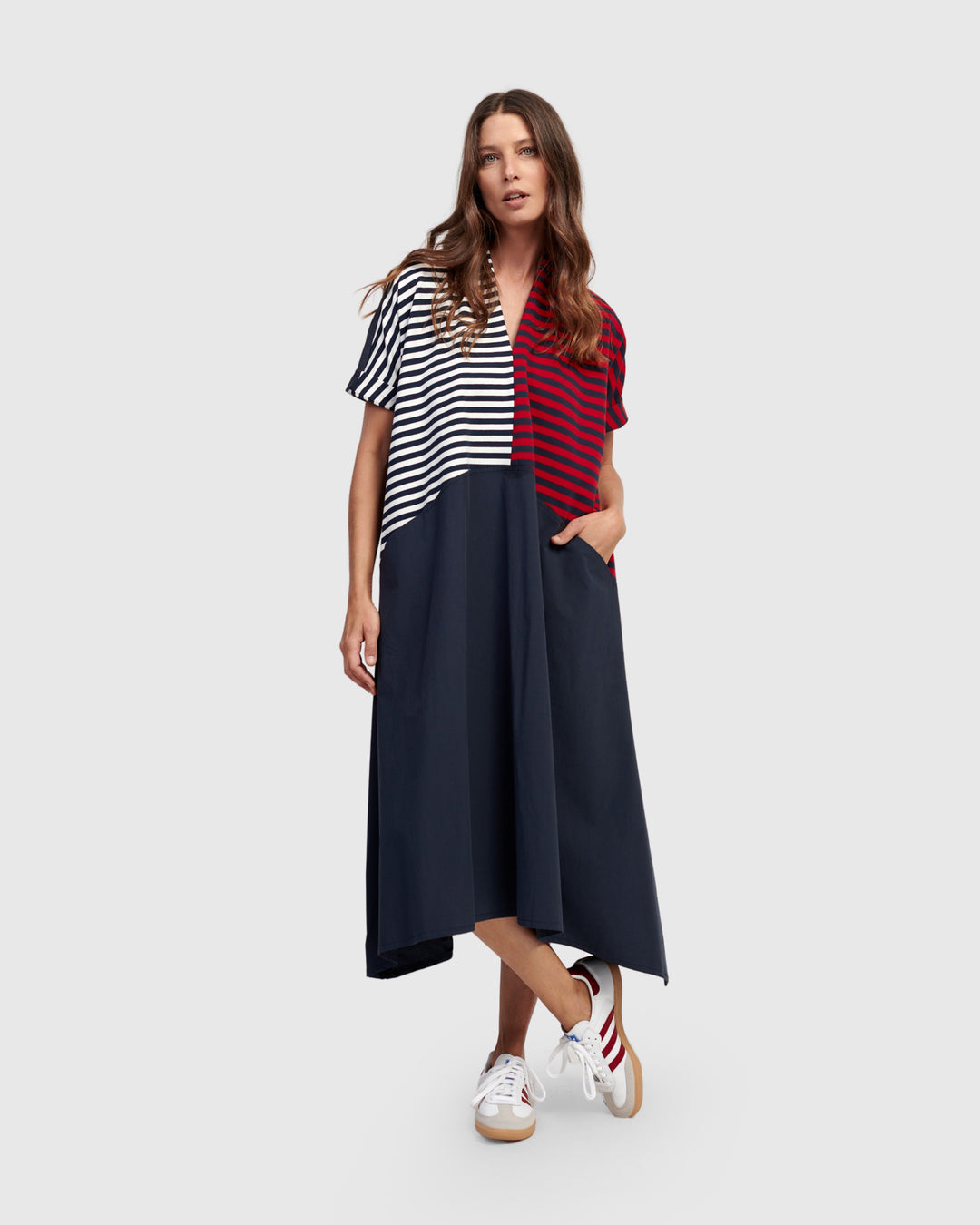 Sail Away Midi Dress, Navy