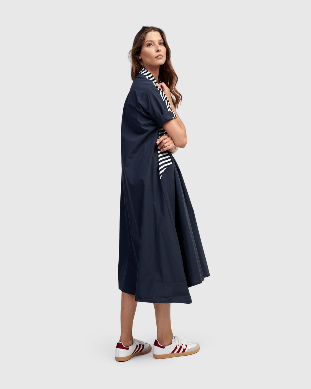 Sail Away Midi Dress, Navy