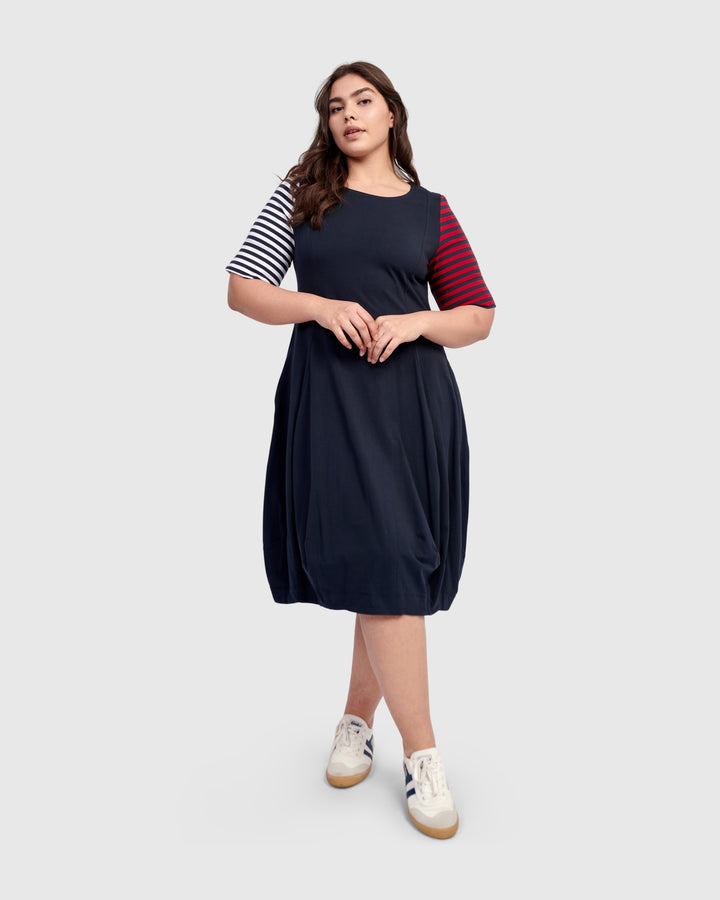 Saint Marie Crew Cocoon Dress, Mix