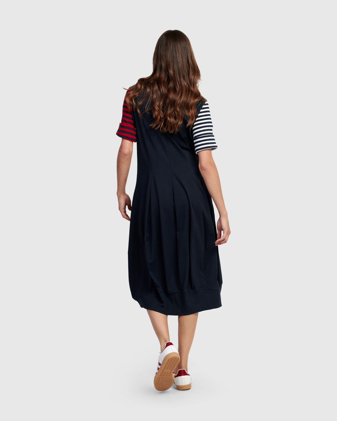 Saint Marie Crew Cocoon Dress, Navy