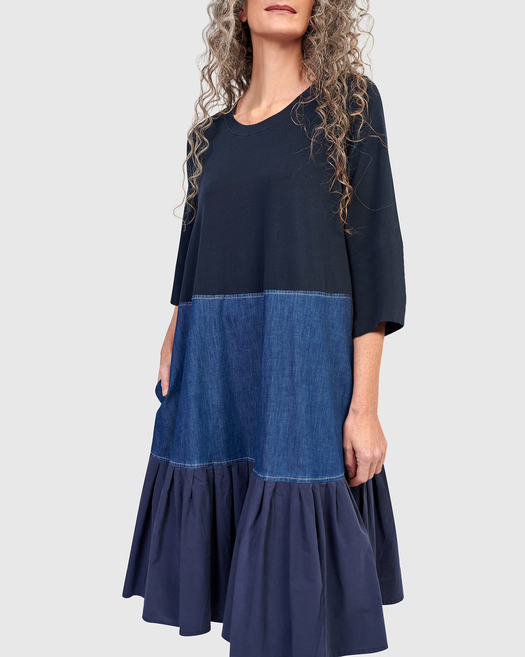 Annabelle Tee Dress, Denim