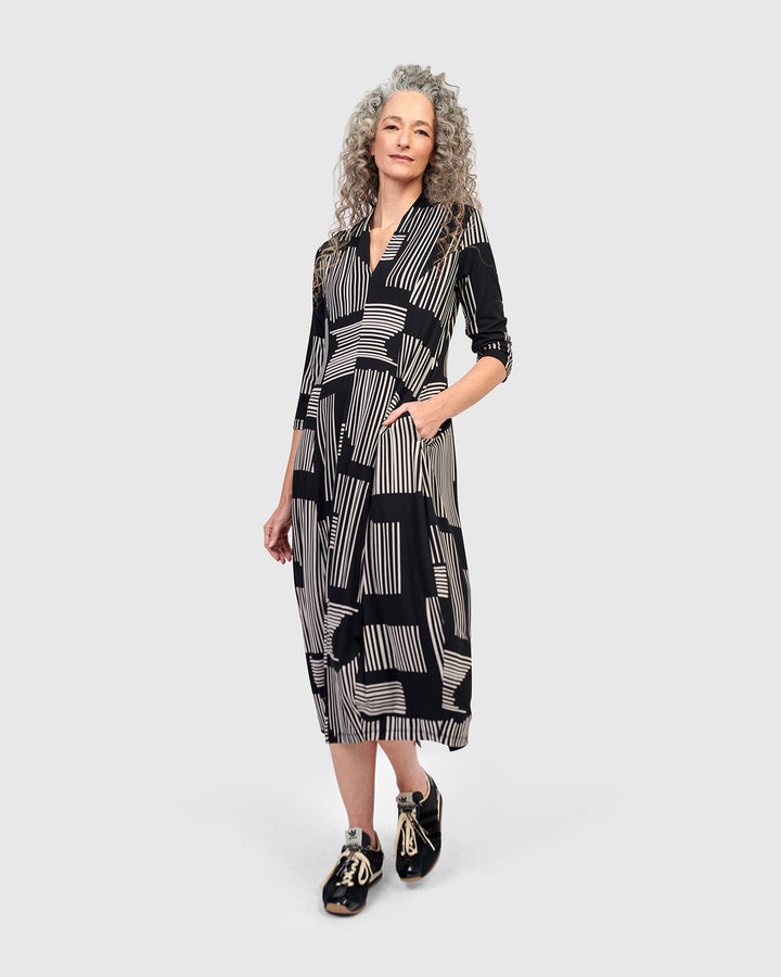 Margaux Cocoon Dress, Bars