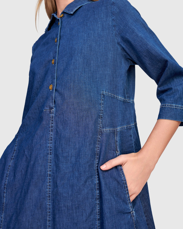 Harper Shirtdress, Denim