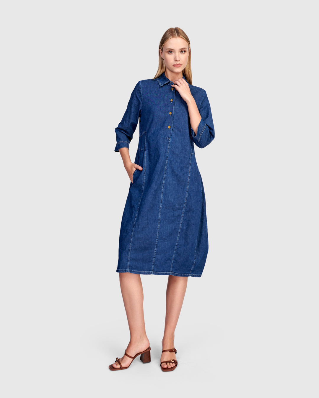 Harper Shirtdress, Denim