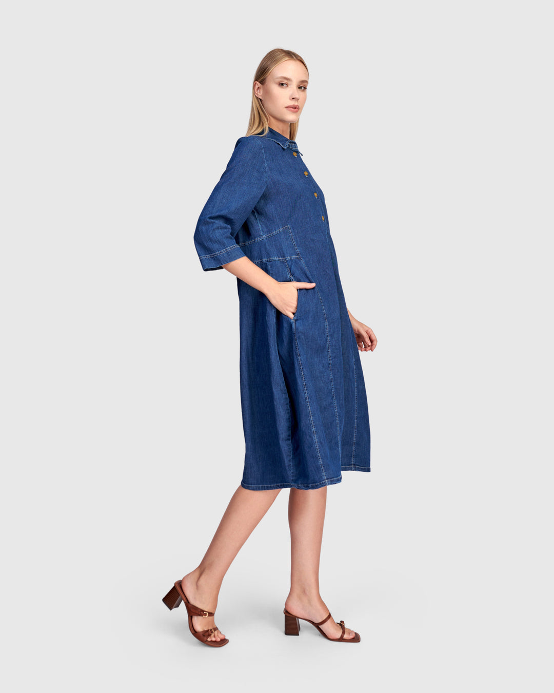 Harper Shirtdress, Denim