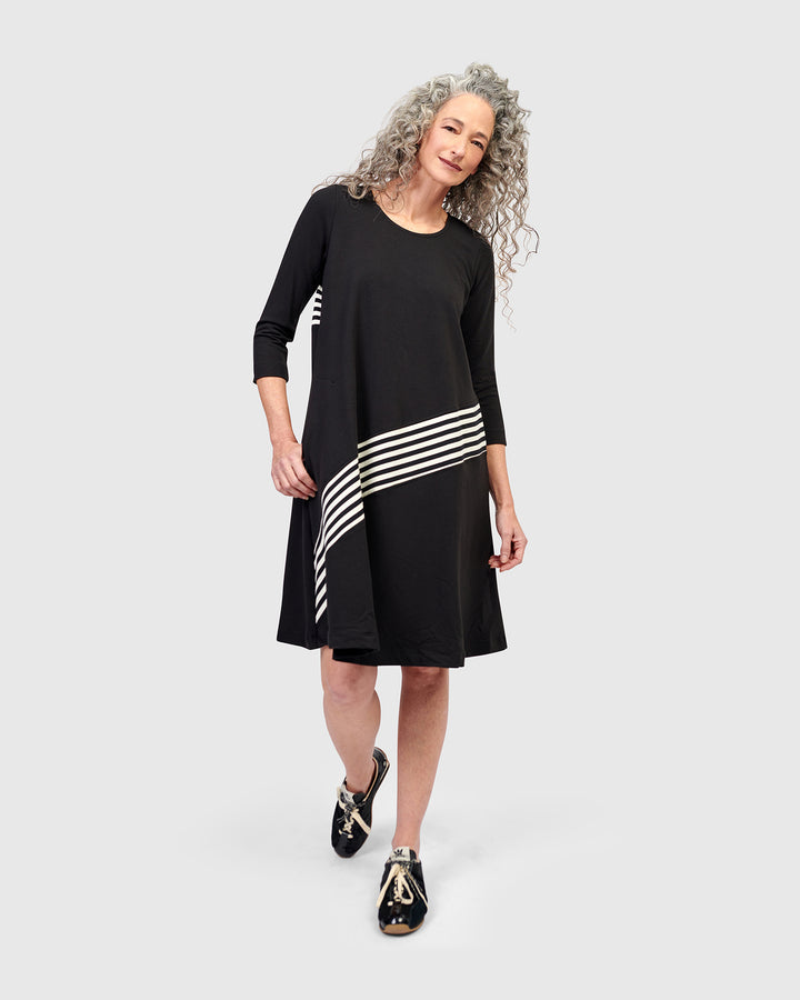 Cecile Relaxed Dress, Stripes