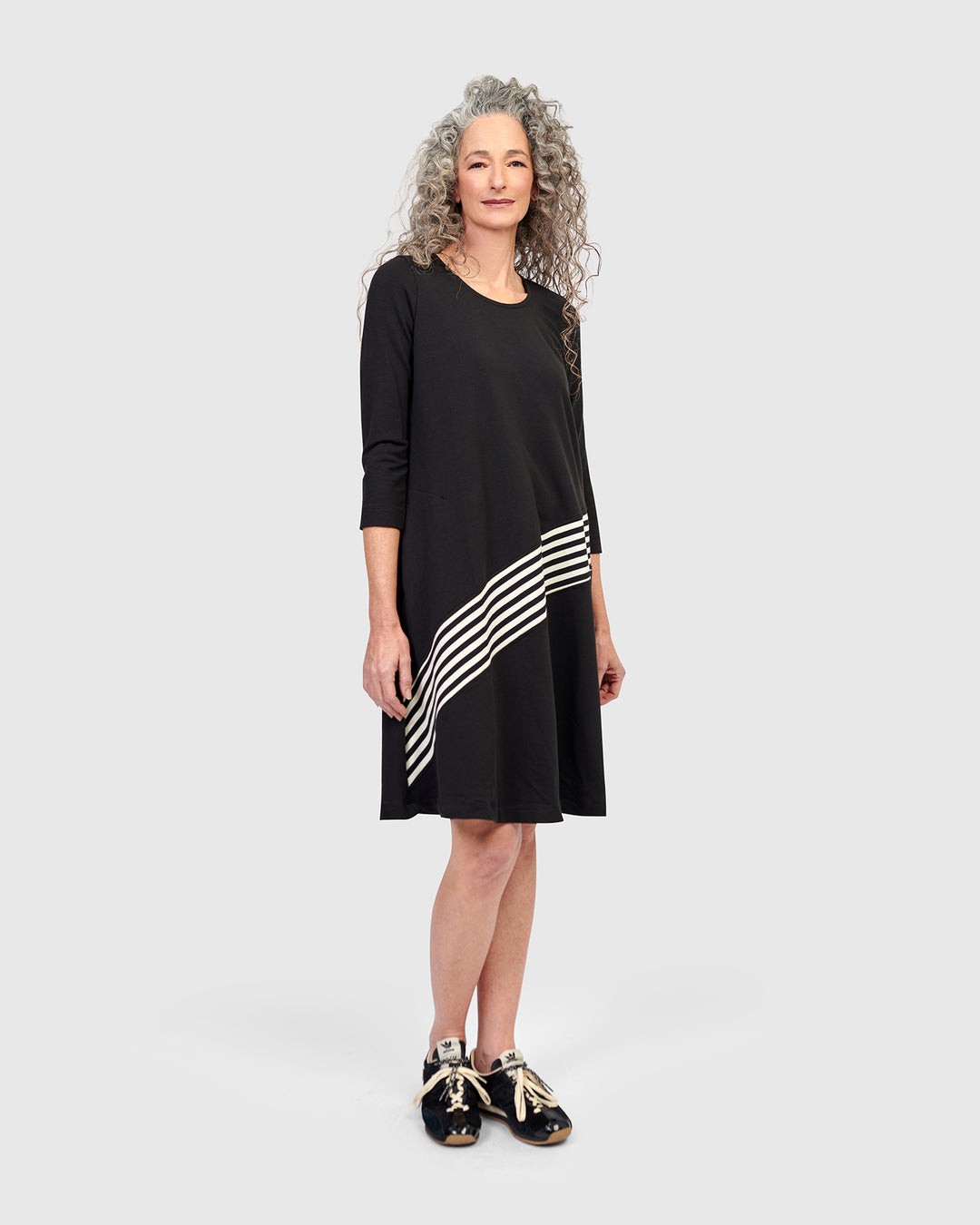 Cecile Relaxed Dress, Stripes