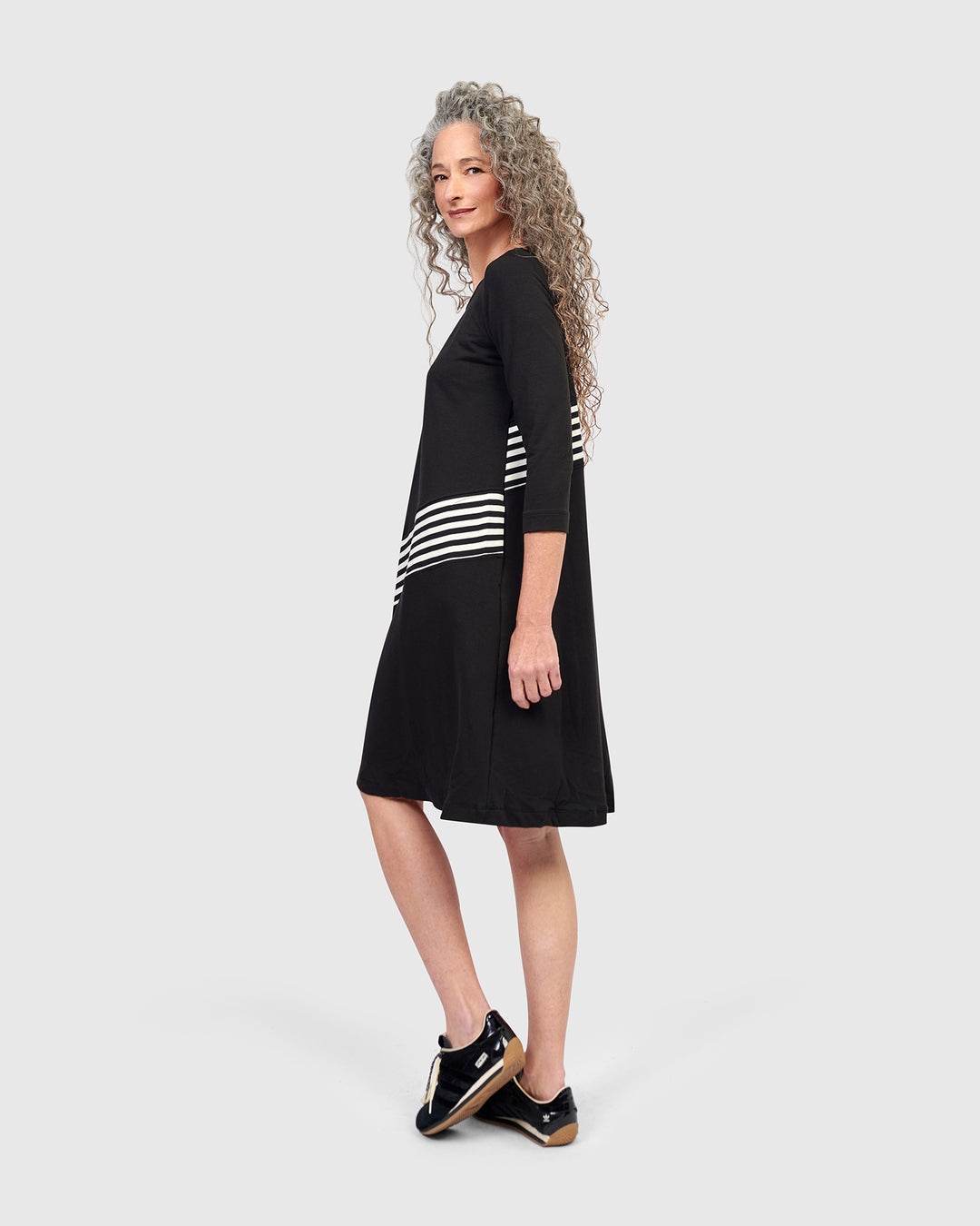 Cecile Relaxed Dress, Stripes