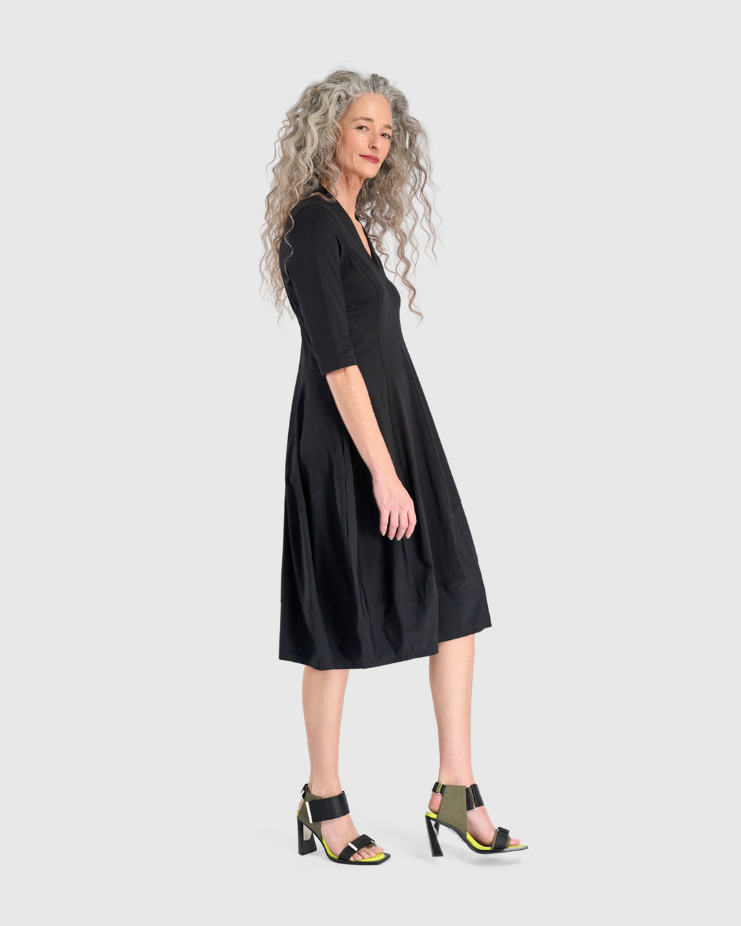 Tekbika Ines Cocoon Dress, Black