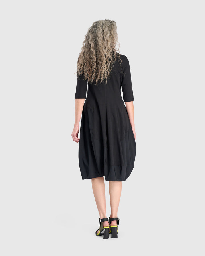 Tekbika Ines Cocoon Dress, Black