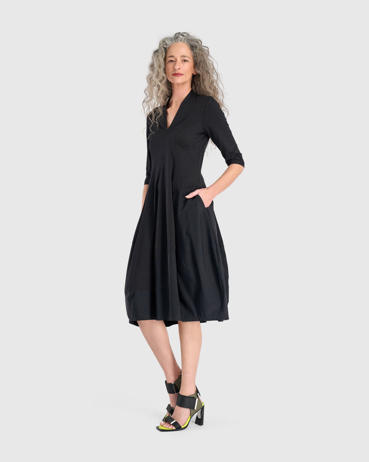 Tekbika Ines Cocoon Dress, Black