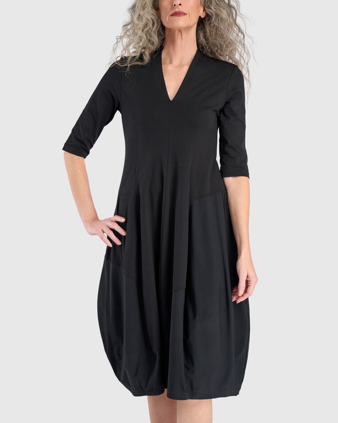 Tekbika Ines Cocoon Dress, Black