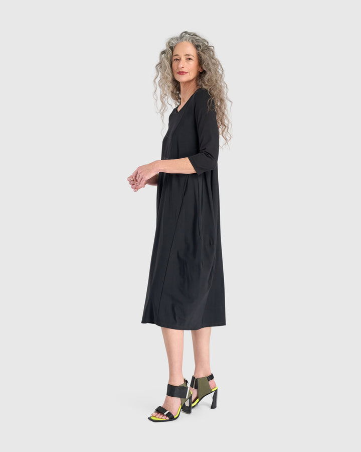 Tekbika Trek Dress, Black