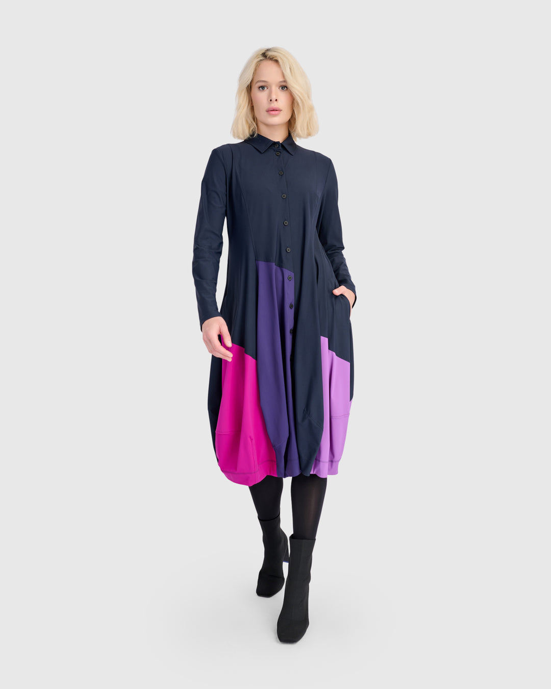 Tekbika Colorblock Barbie Dress, Mix