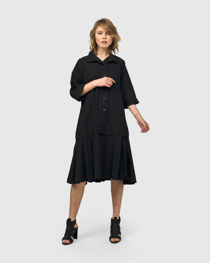 Urban Astor Shirt Dress, Black