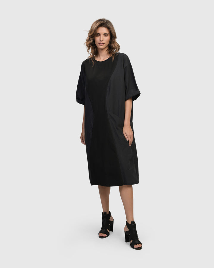 Urban Gramercy Oversized Dress, Black