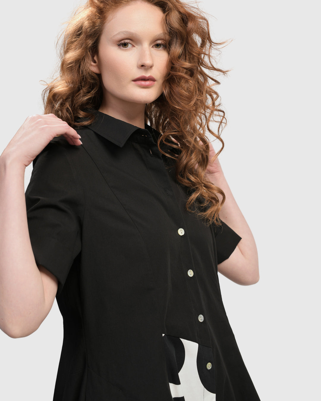 Urban Lafayette Wonderful Shirt Dress, Black
