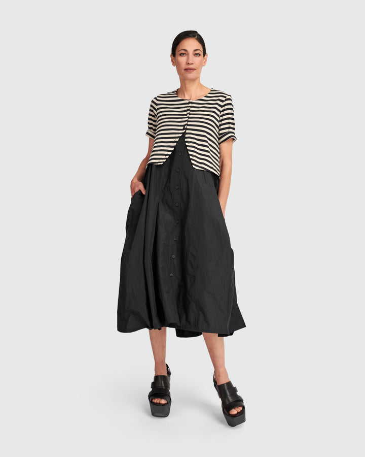 Urban Tiebreaker Dress, Stripes
