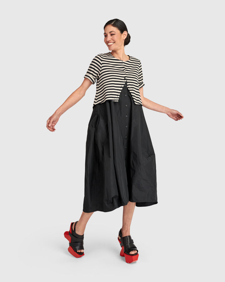 Urban Tiebreaker Dress, Stripes