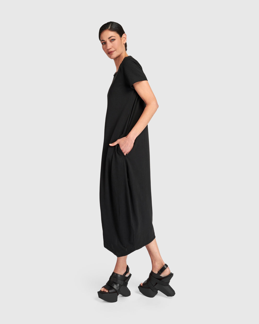 Urban Staple Cocoon Dress, Black