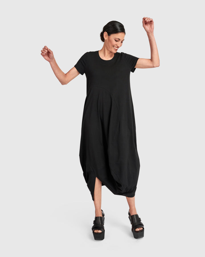 Urban Staple Cocoon Dress, Black