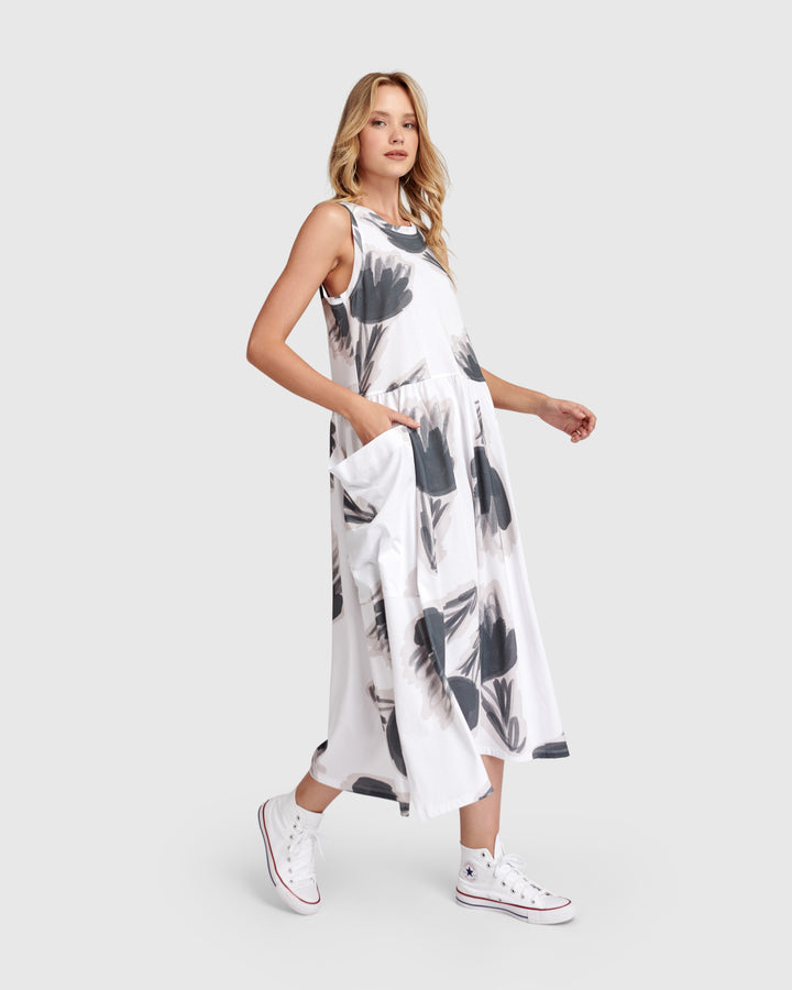 Urban Unwind Pockets Dress, Cloud