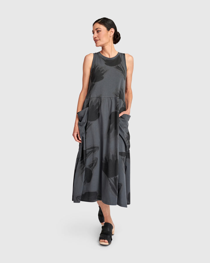 Urban Unwind Pockets Dress, Fog