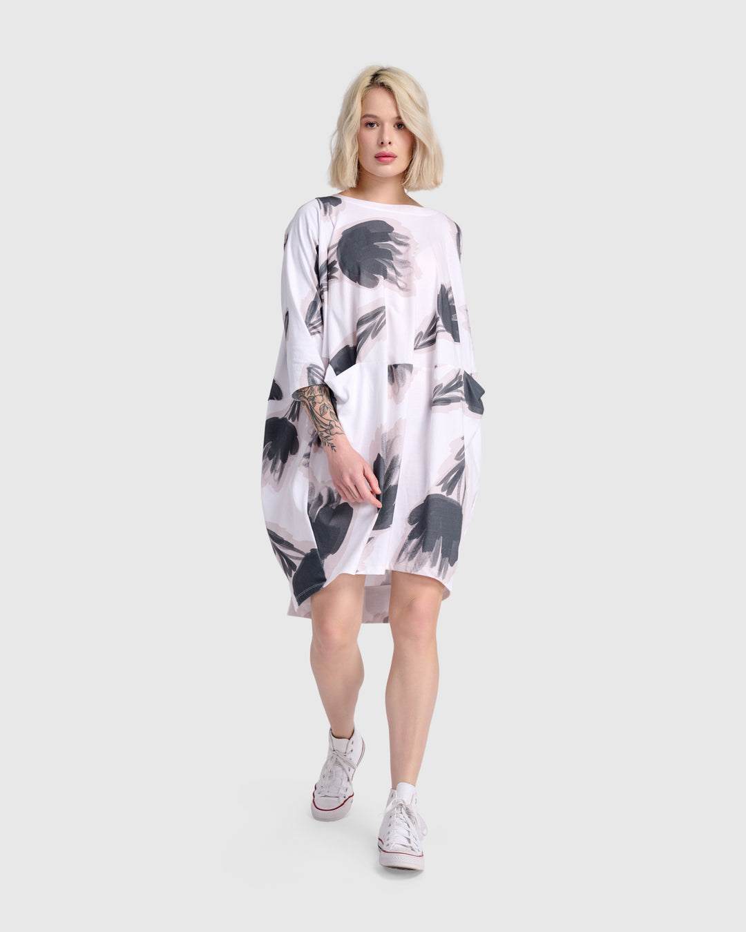 Urban Off-Duty Tunic Dress, Cloud