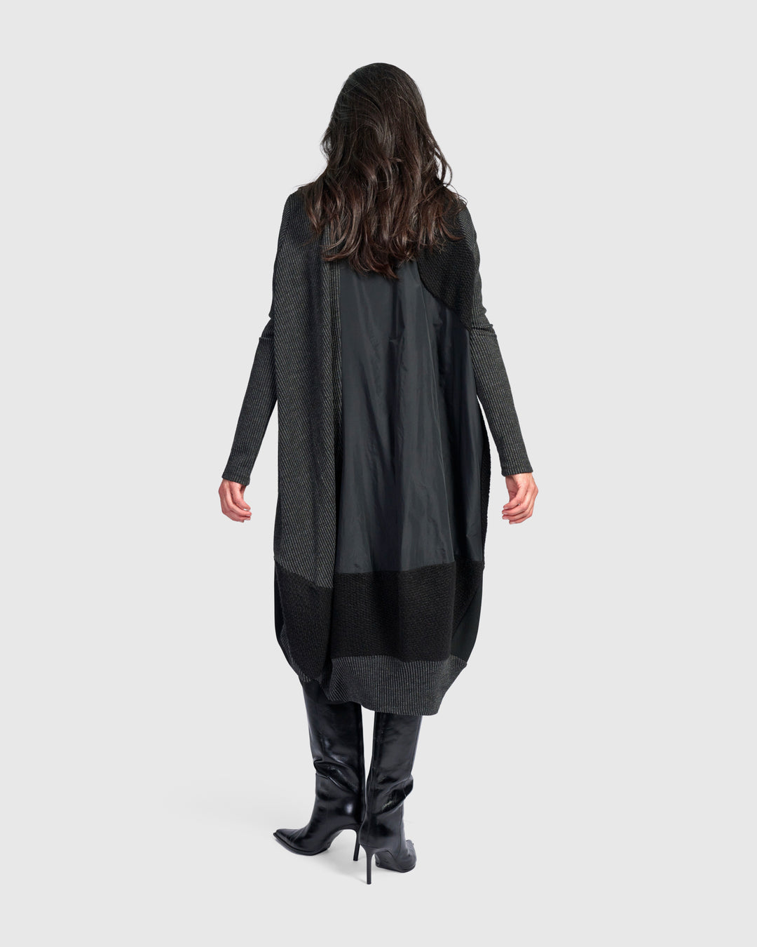Urban Slope Oversized Dress, Black