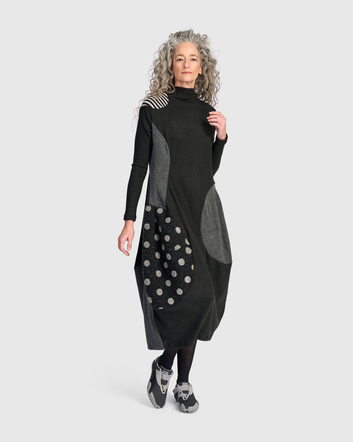 Urban Bonnie Cocoon Dress, Storm Mix