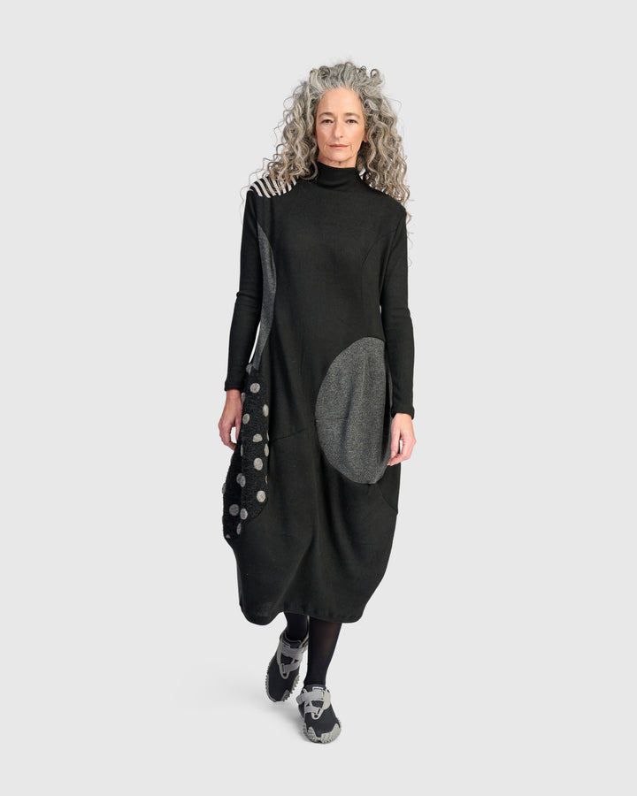 Urban Bonnie Cocoon Dress, Storm Mix
