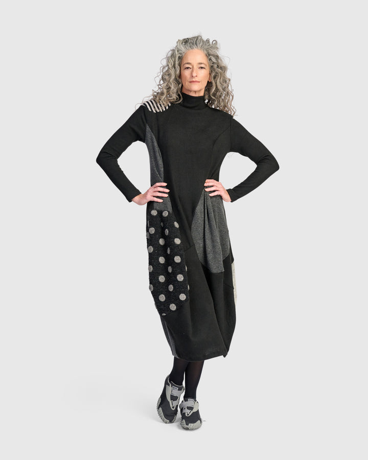 Urban Bonnie Cocoon Dress, Storm Mix