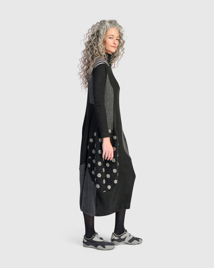 Urban Bonnie Cocoon Dress, Storm Mix