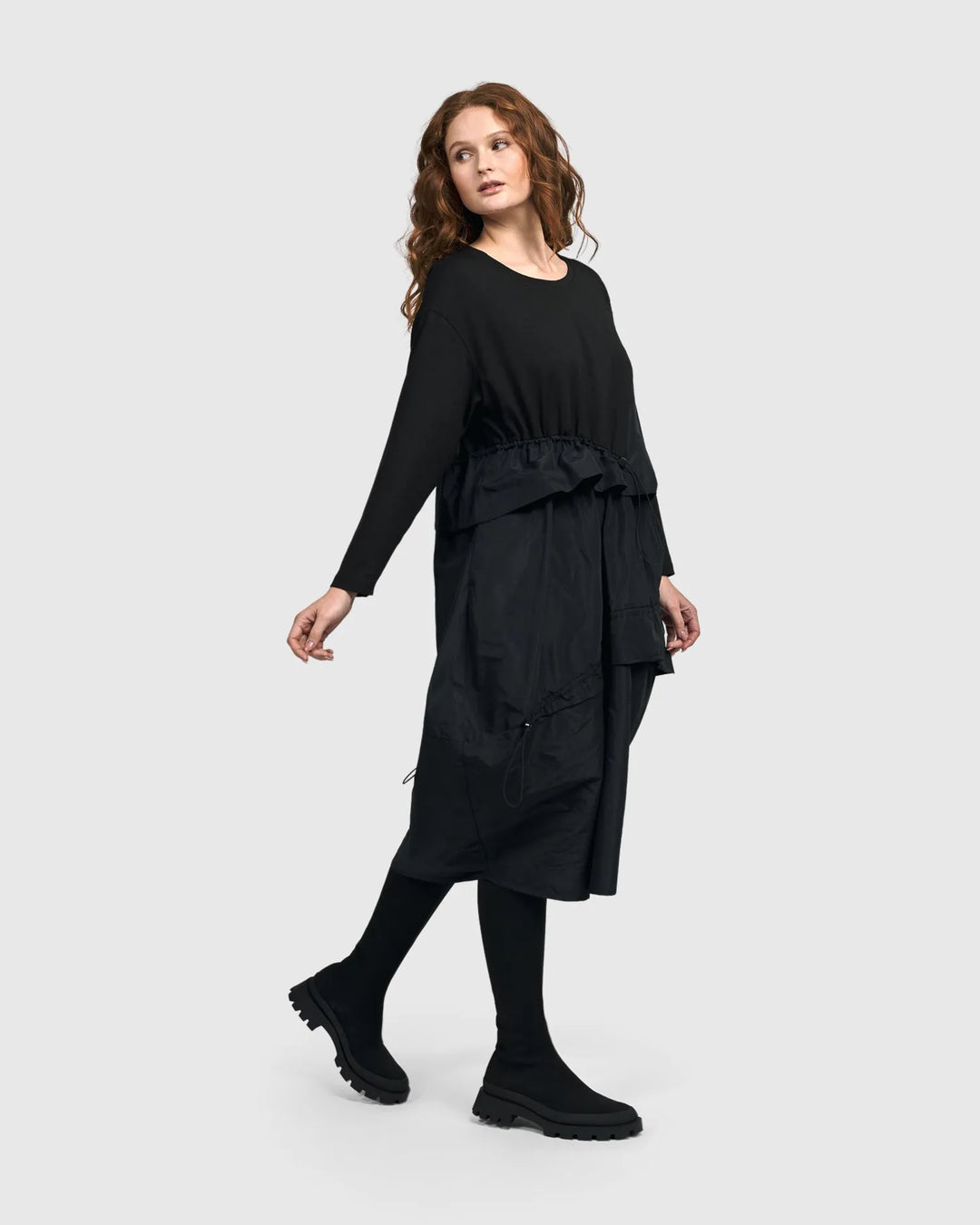 Urban Alpha Cargo Dress, Black