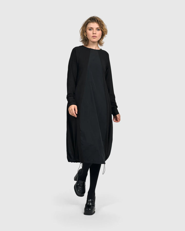 Urban Lyra Midi Dress, Black