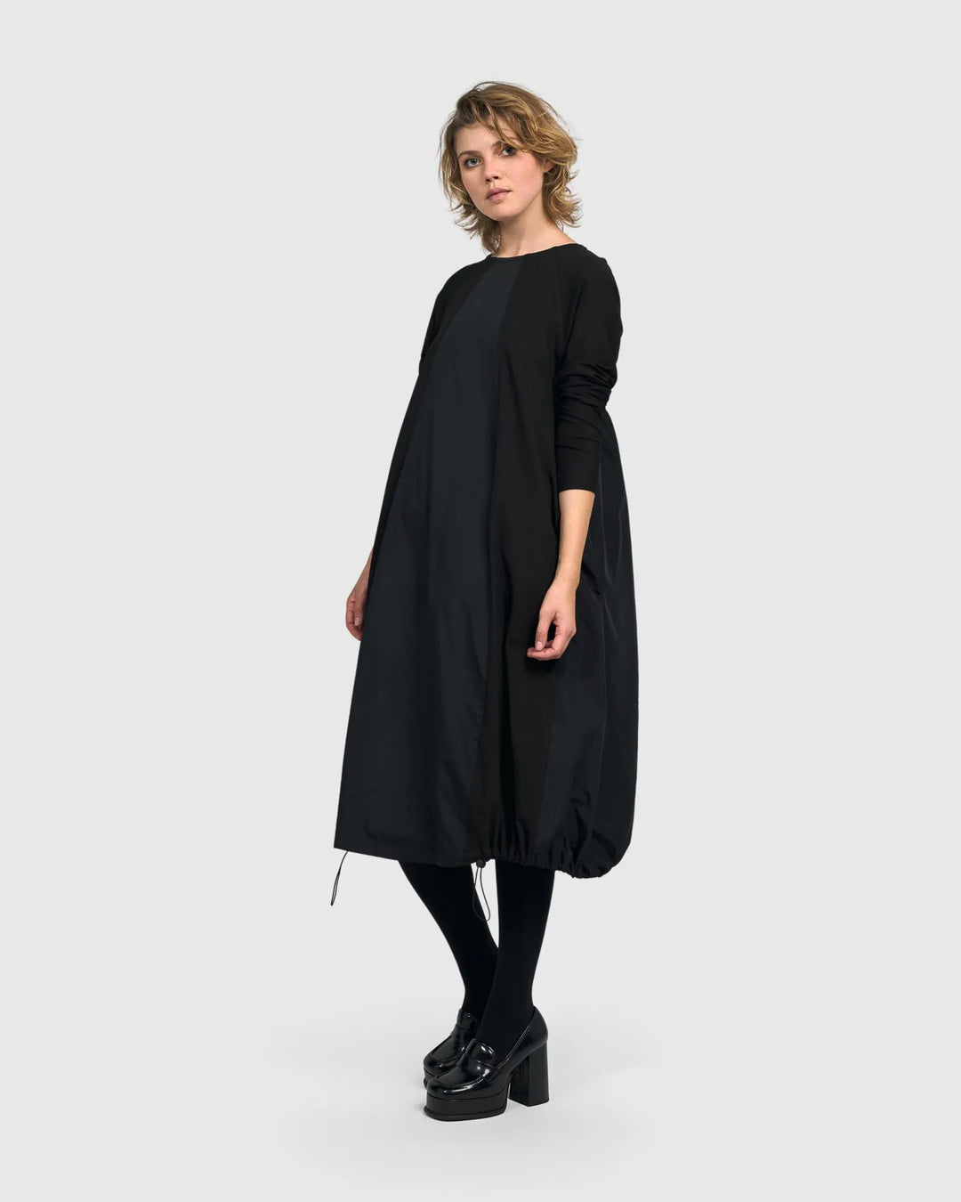 Urban Lyra Midi Dress, Black