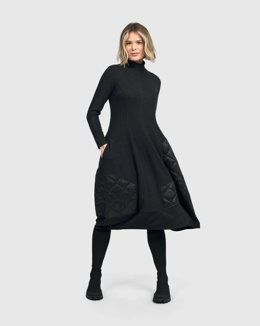 Urban Lucienne Cocoon Dress, Black