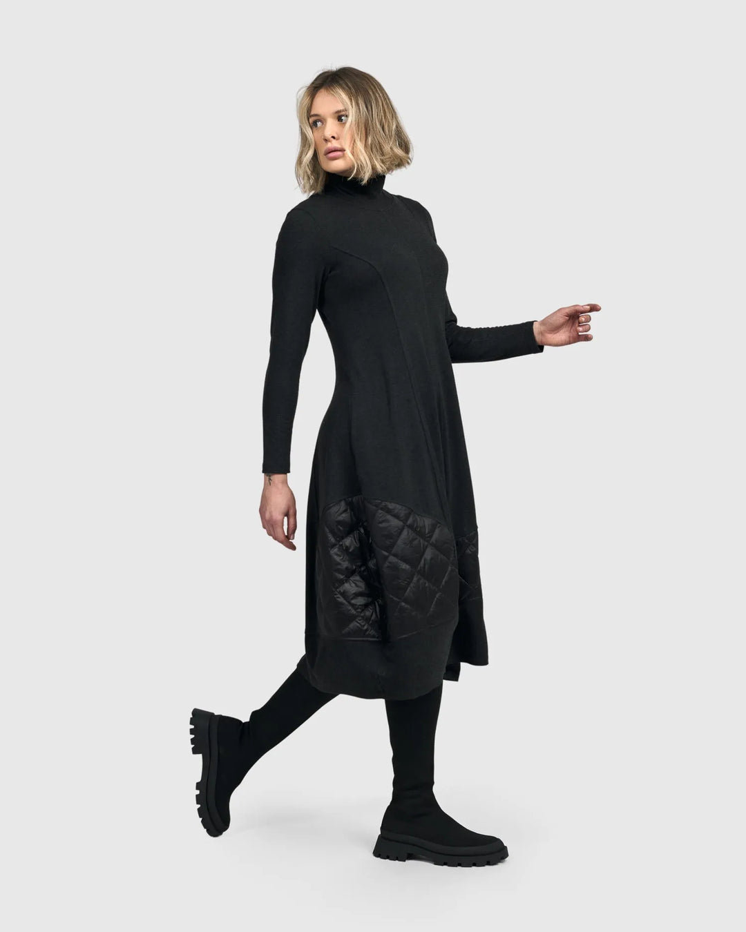 Urban Lucienne Cocoon Dress, Black