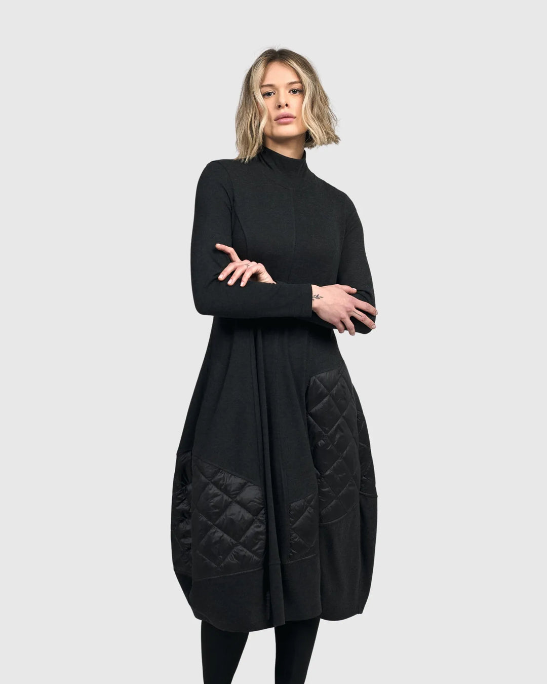 Urban Lucienne Cocoon Dress, Black