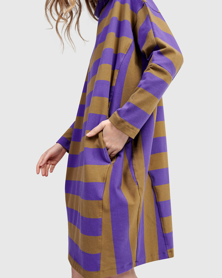 Urban Striker Tee Dress, Purple