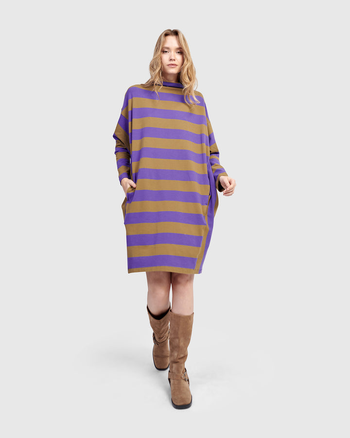 Urban Striker Tee Dress, Purple