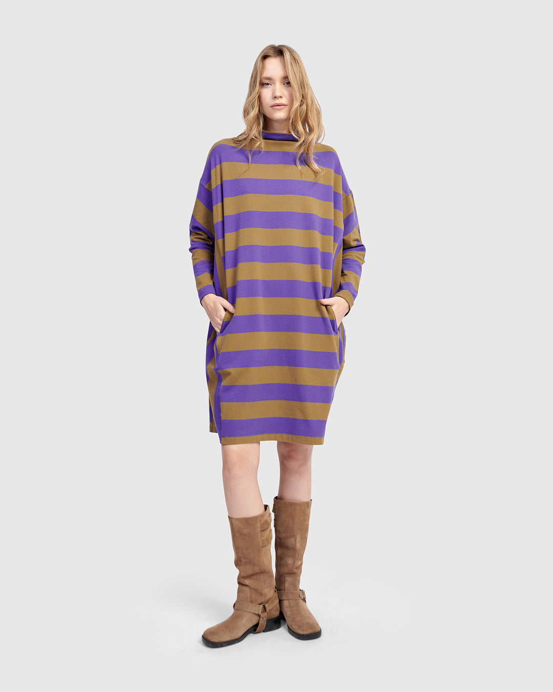 Urban Striker Tee Dress, Purple